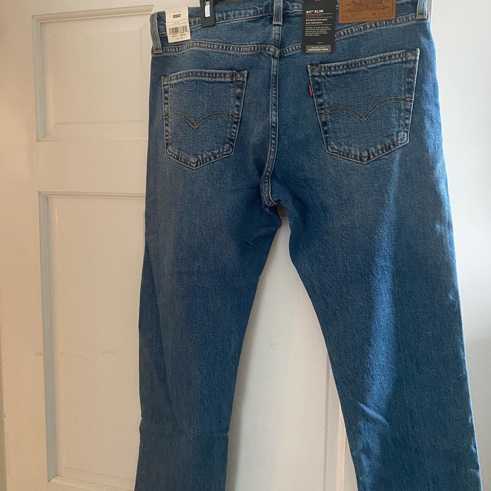 2 pair Levi’s 511 jeans size 34x32